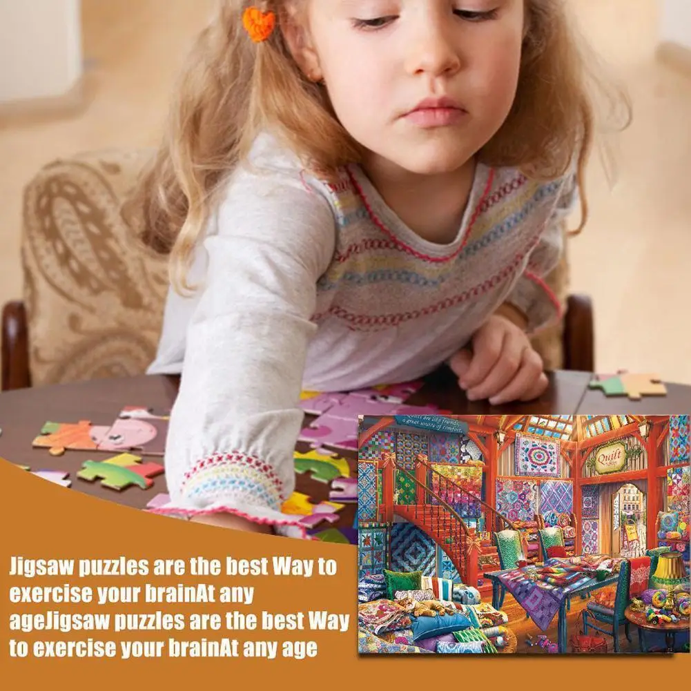 

Пазл деревянный бумажный детский, 70 х50 см, 1000 шт.