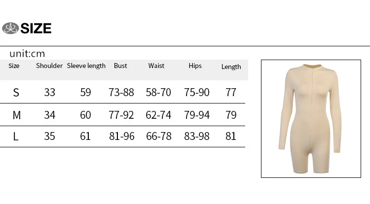 

Bodycon Playsuit Women Sexy Playsuits Autumn Long Sleeve Zip Up Party Club Romper Shorts Jumpsuits Summer Elasticity Jumpsuit