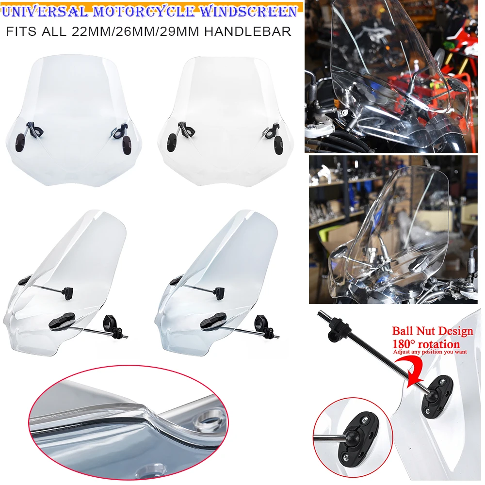 Мотоцикл ветровое стекло воздушный поток регулируемое расширение спойлер