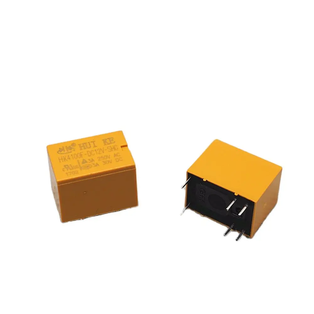 10 шт. HK4100F DC12V SHG 12 В реле 3A 250VAC 6PIN HUIKE Бесплатная доставка|12v relay|relay 12vhuike relay |