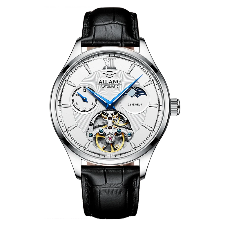 AILANG 2021 Tourbillon часы мужские брендовые светящиеся автоматические механические