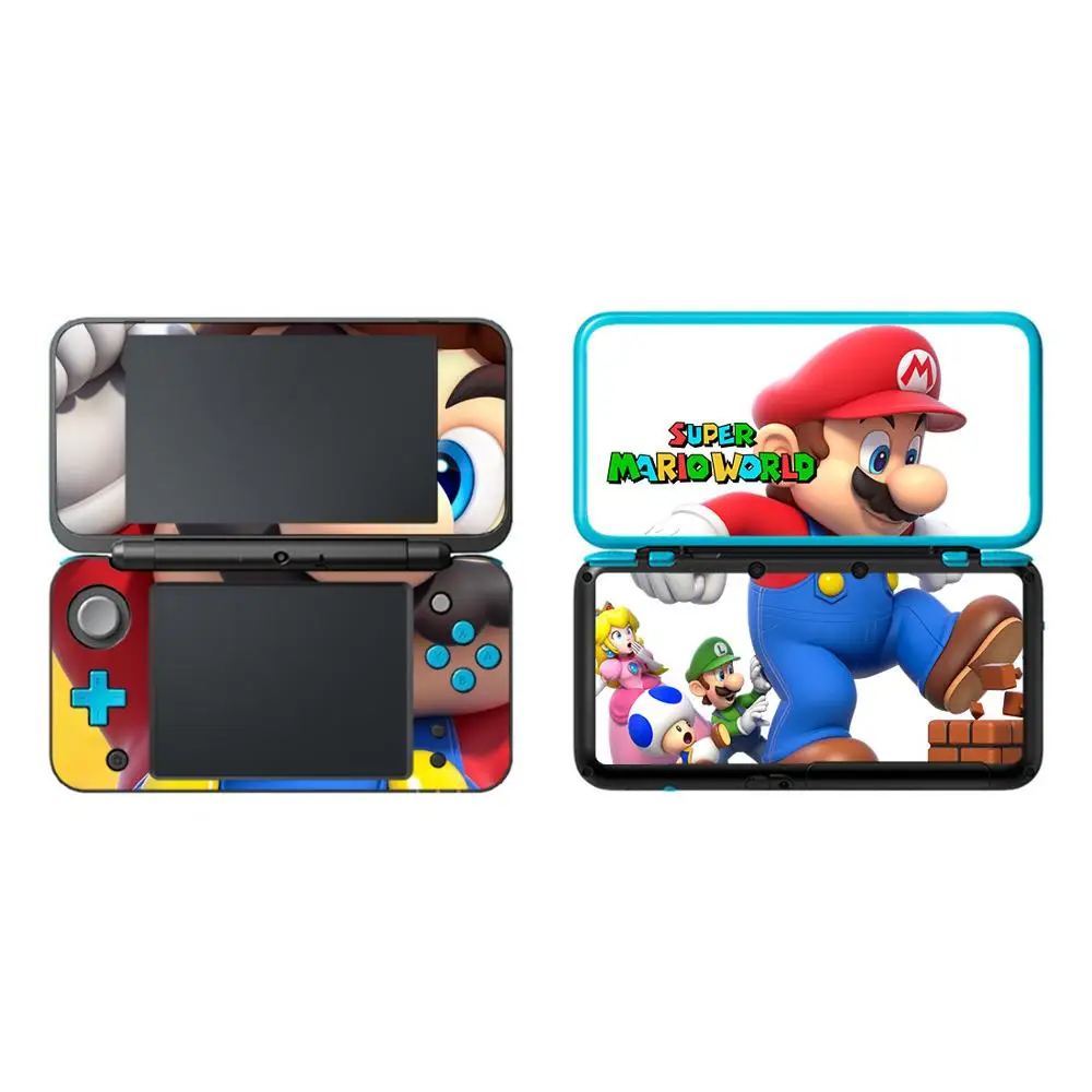 Super Mario Vinyl Cover Decal Skin Sticker for New 2DS LL XL Skins Stickers Nintendo 2DSLL Protector | Электроника