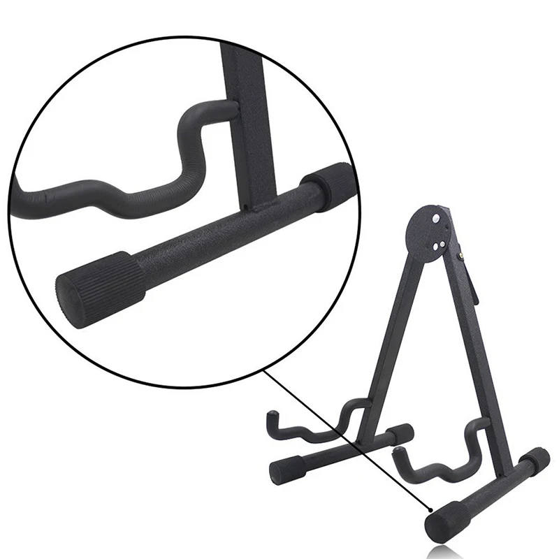 Metal Folding Cello Stand Bracket Black for Cellist Beginners Adults