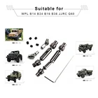 3 шт. металлический приводной вал WLP Запчасти для радиоуправляемого грузовика для WPL B14 B16 B24 B36 JJRC Q60 RC автомобиль грузовик