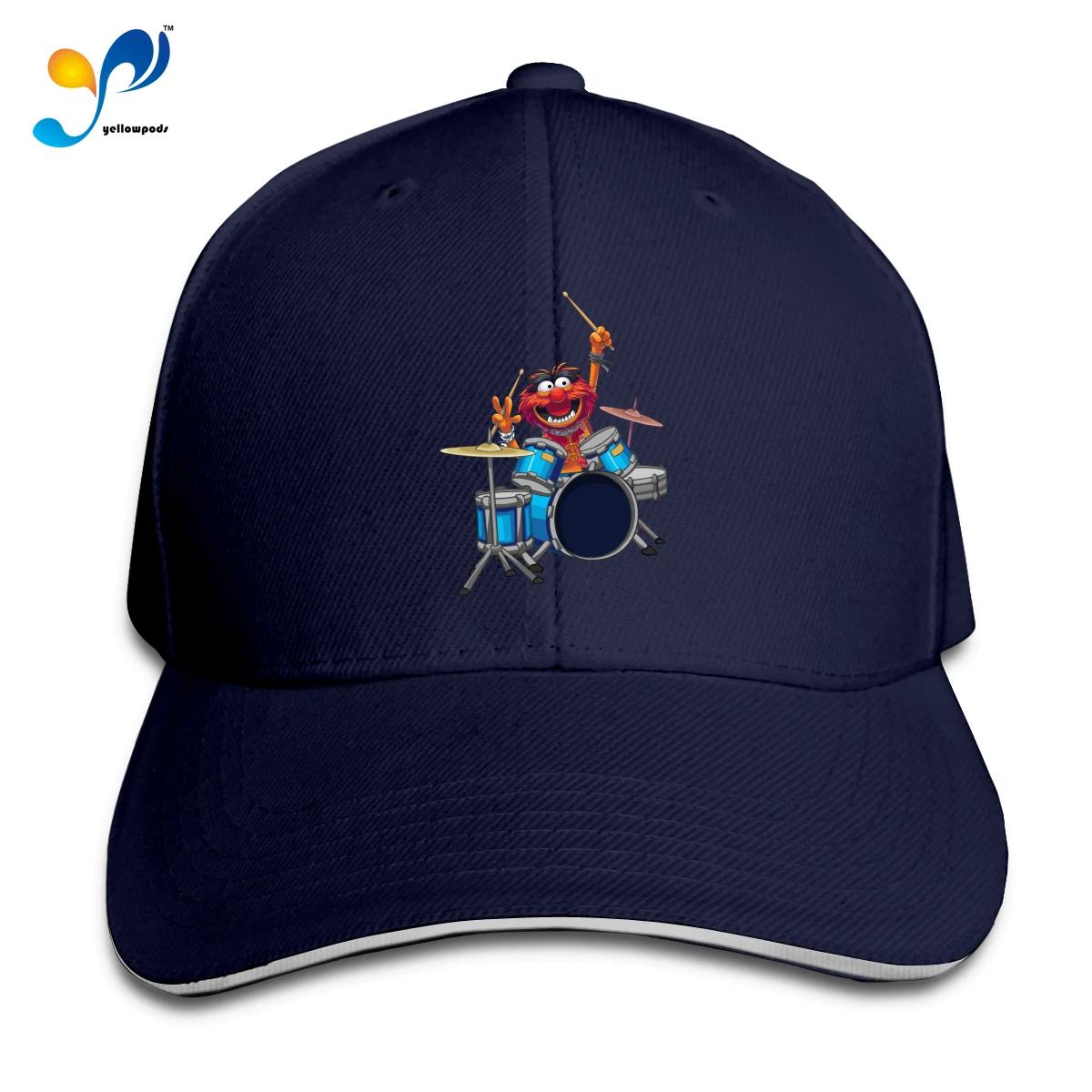 

2019 new fashion Animal Muppets Drummer baseball cap fashion outdoor breathable caps adjustable men women universal