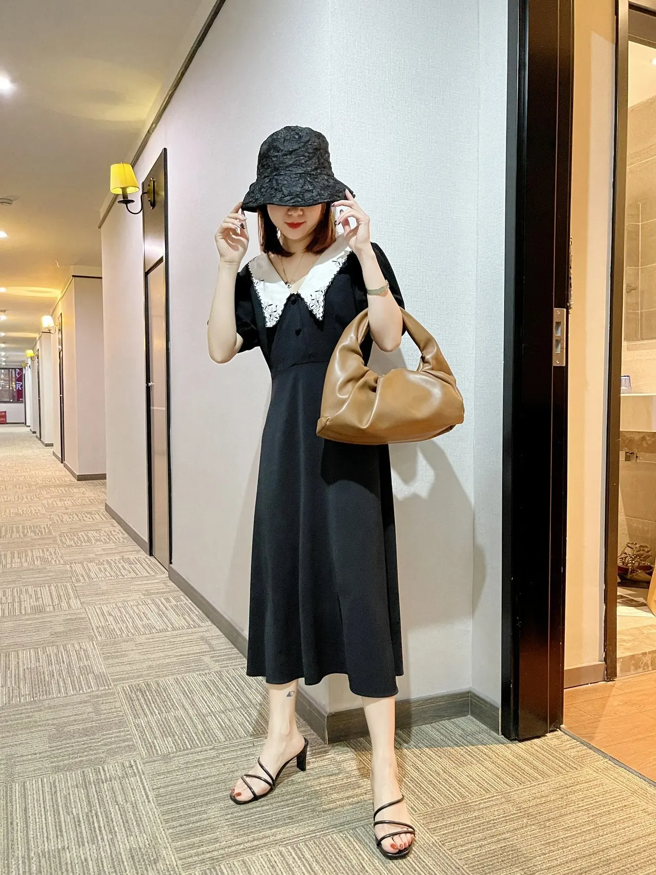 

Colorful Women Sandals Slides Slippers Square Open Toe Slip On Thin Mid Heels Pumps Casual Narrow Band Slippers Orange Size 40