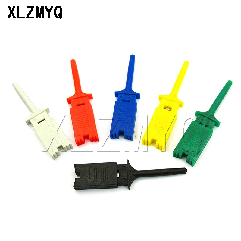 12 шт Мини тестовый зонд с захватом крюк для SMD IC тесты Cilps Перемычка зонда клип