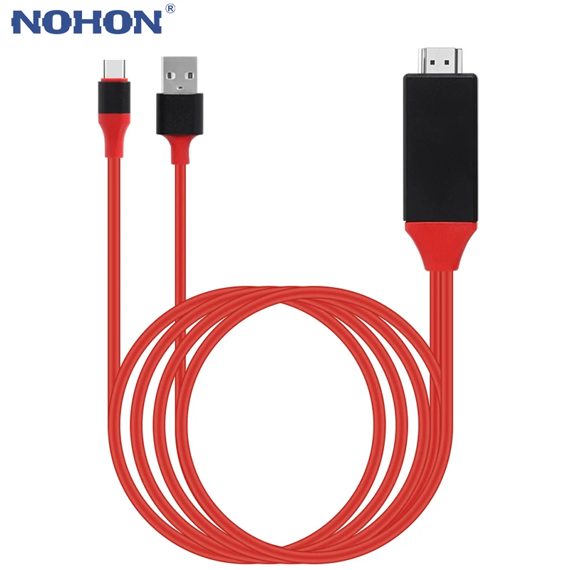 Кабель USB C-HDMI 4K Type C HDMI Thunderbolt3 конвертер для MacBook Huawei Mate 30 40 | Электроника