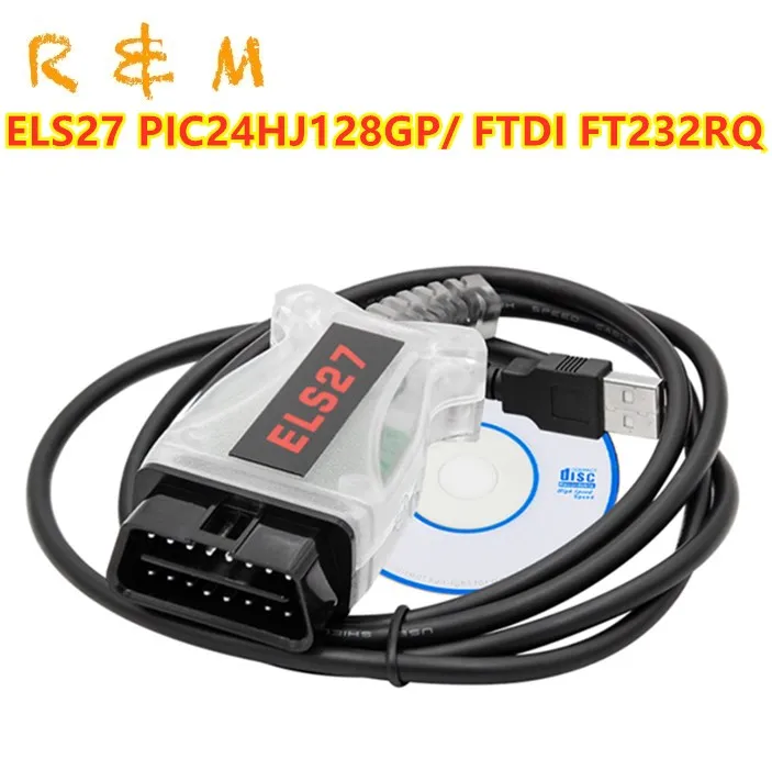 Лучший V2.3.8 ELS27 FORScan Green PCB PIC24HJ128GP + FTDI Mircochip Многоязычная работа ELM327 & J2534 Pss Thru для F