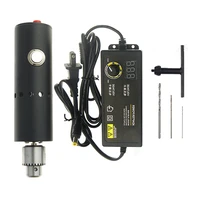 electric mini drill 0 3 6 5mm 3v 24v rotary tool kit variable speed with self lock switch cooling holes for grinding cutting
