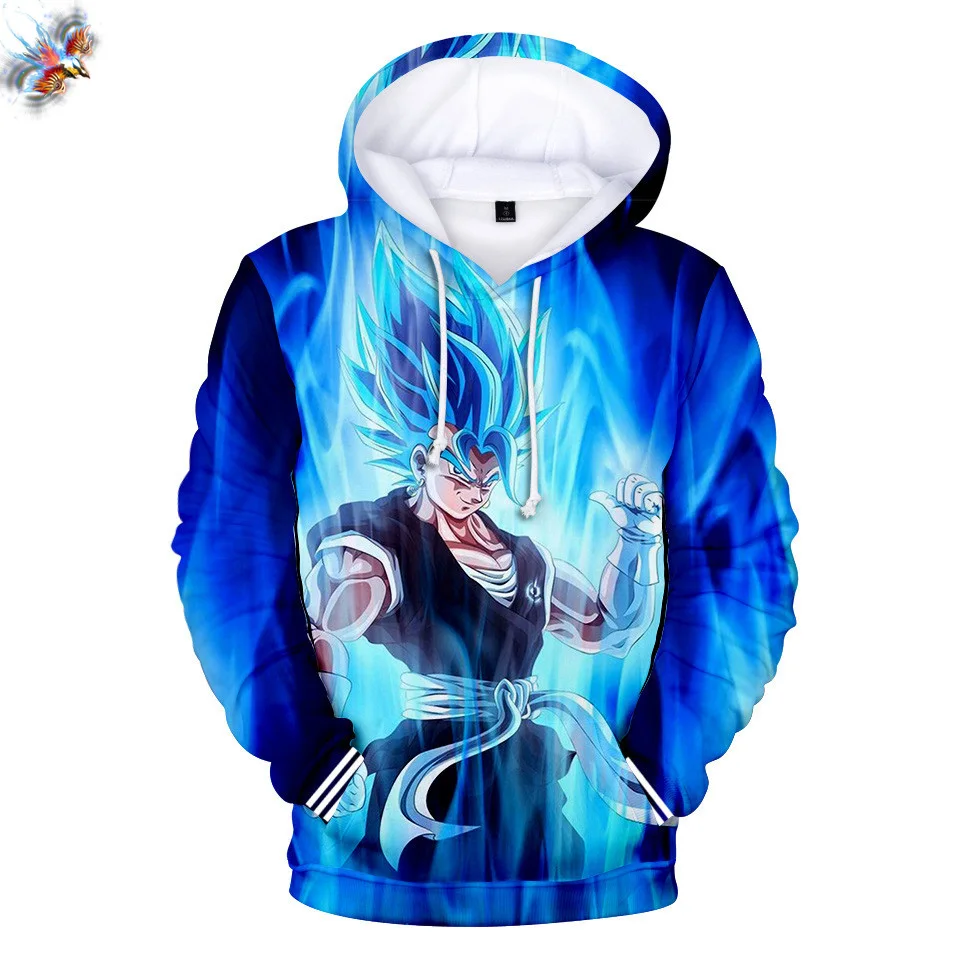

Autumn New Fashion Men's Hoodie Thin Cotton Top Hip Hop Rock Luxury Anime Harajuku Goku 3D T-shirt Children Men's Men XS-7XL