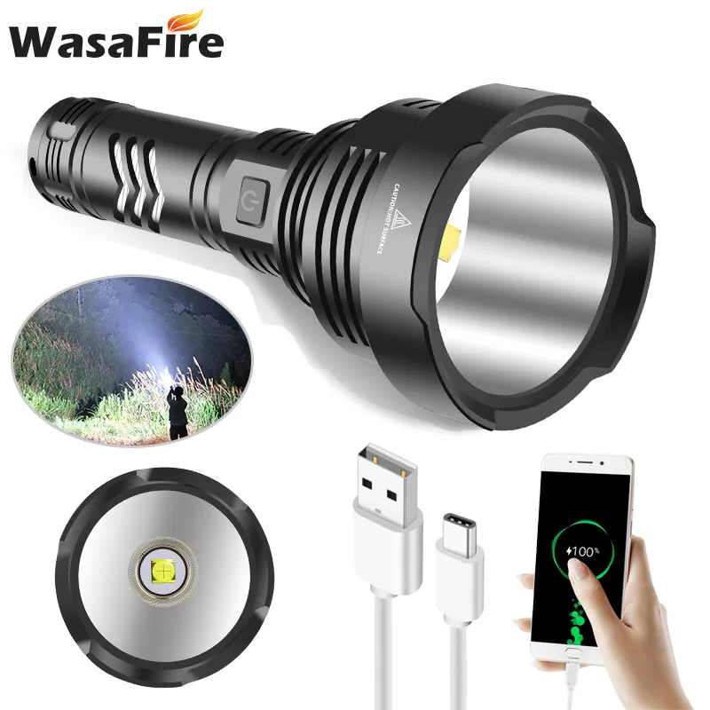 

Фонарик XHP90, светодиодный, аккумуляторный фонарь USB, 18650, 26650