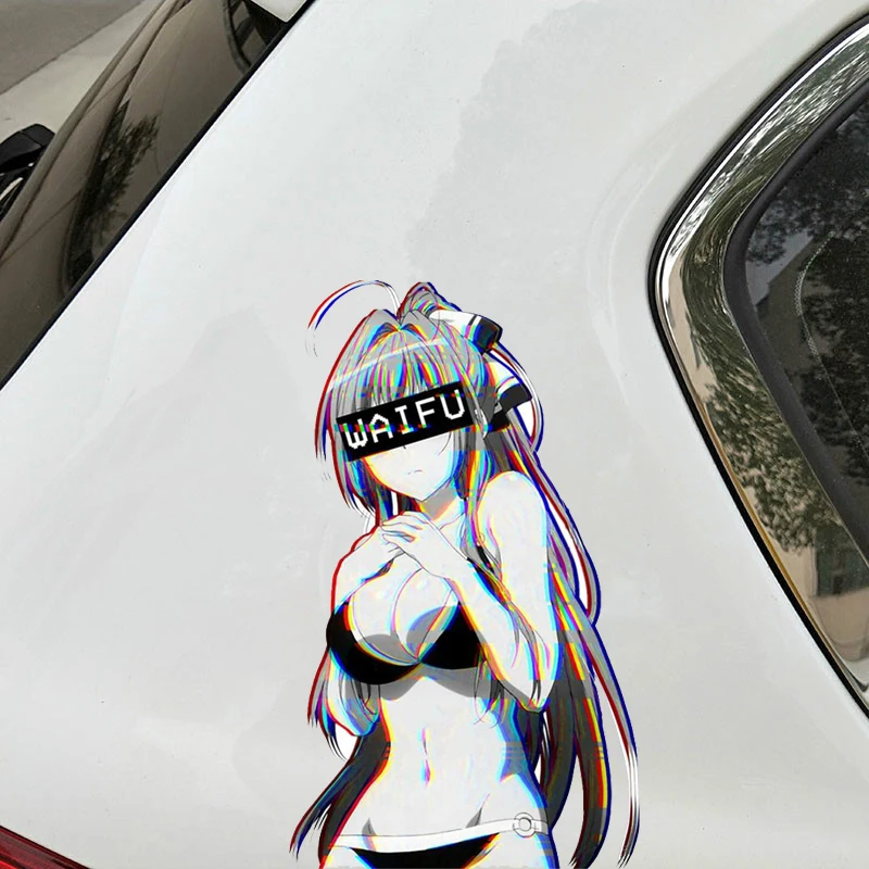 Горячая сексуальная аниме креативная наклейка Isuzu Waifu Сексуальная Аниме Девушки