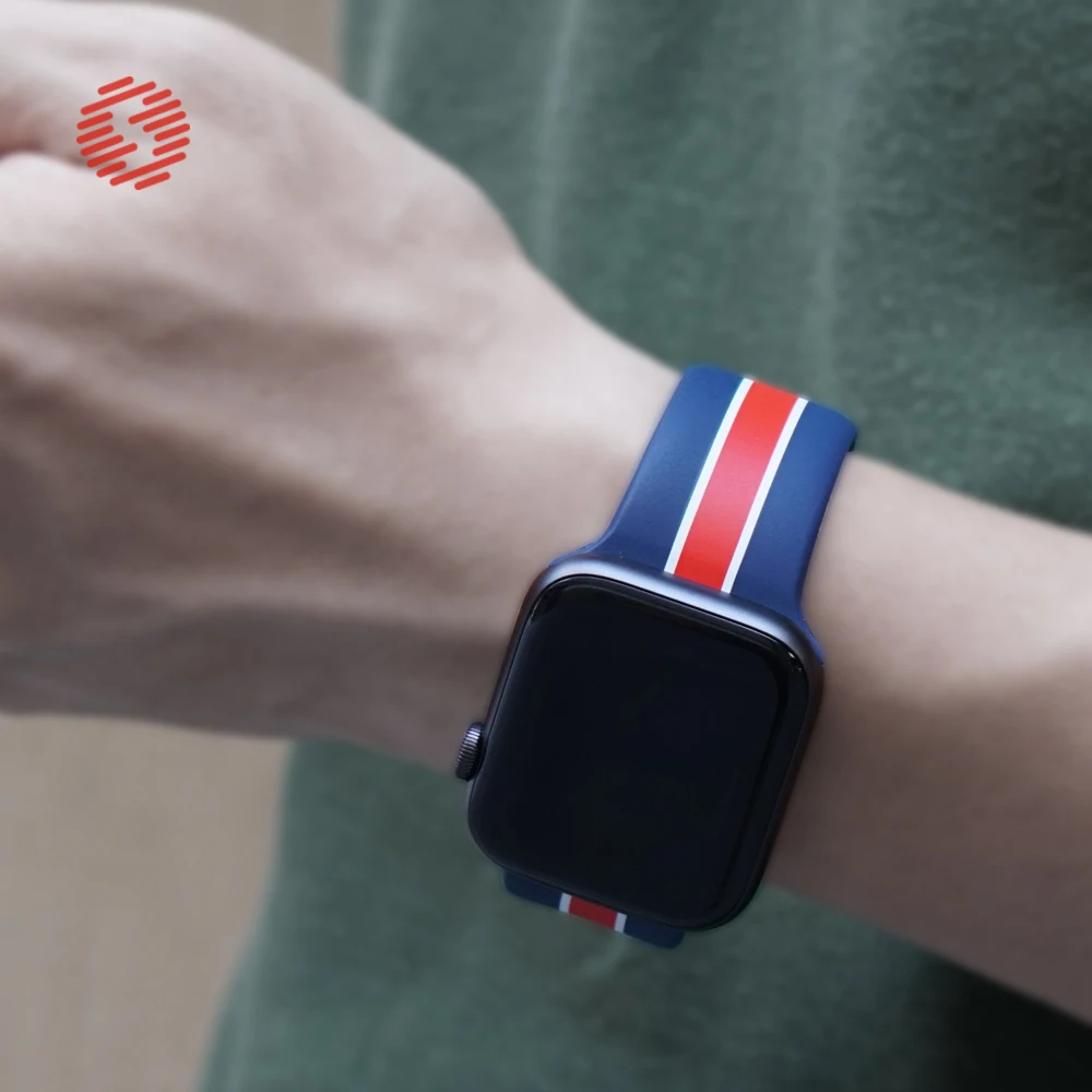 Силиконовый ремешок ShengOne для Apple Watch Series 5 4 40 44 мм 3 2 1 38 42 | Электроника - Фото №1