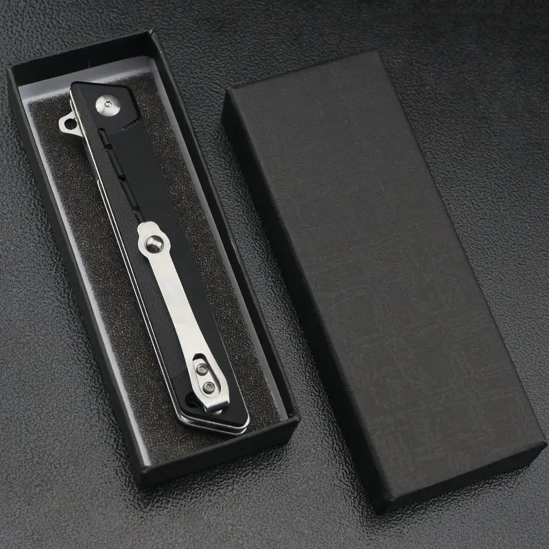 

A Folding Knife Bearing Quick Opening High Hardness Tool Outdoor Saber Self-Defense Portable Knife Cold Weapon Fruit