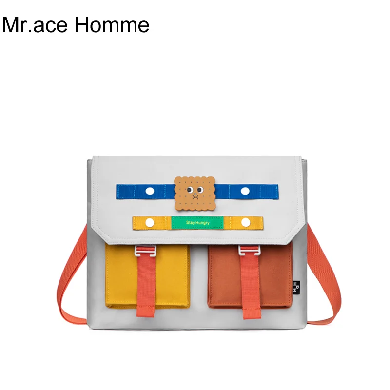 Женская сумка через плечо с милым принтом повседневная водонепроницаемая kawaii