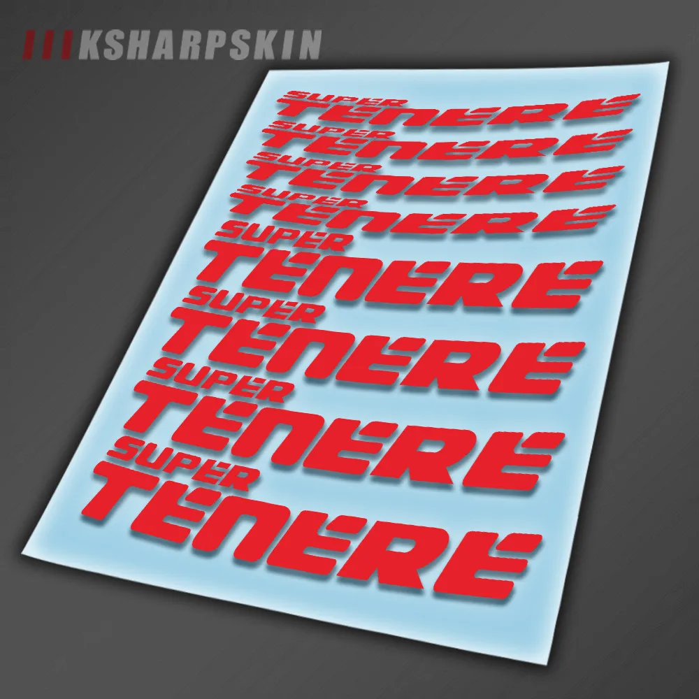 Motorcycle front and rear tire waterproof logo sticker reflective stripe rim kit decal for YAMAHA SUPER TENERE super tenere | Автомобили и