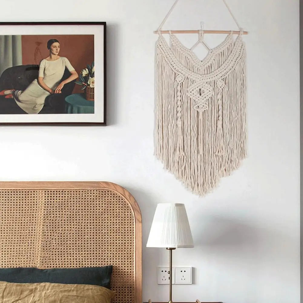 

50*90cm Bohemian Tassel Hand-woven Tapestry Home Wall Decoration For Home, Kindergarten, Party Decoration, Wedding Background