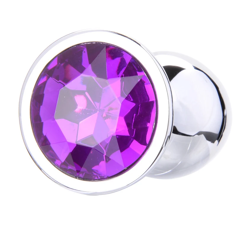 3 размера/набор Анальная пробка металлическая кристальная съемная искусственная