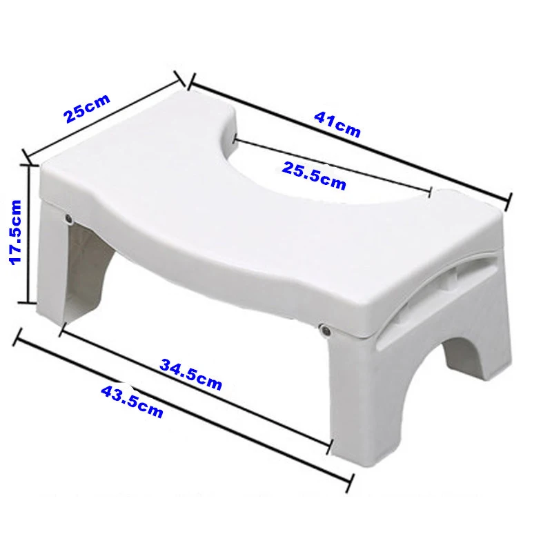 

Hot Multi-Function Folding Toilet Stool Bathroom Potty Toilet Squat Proper Posture MDD88