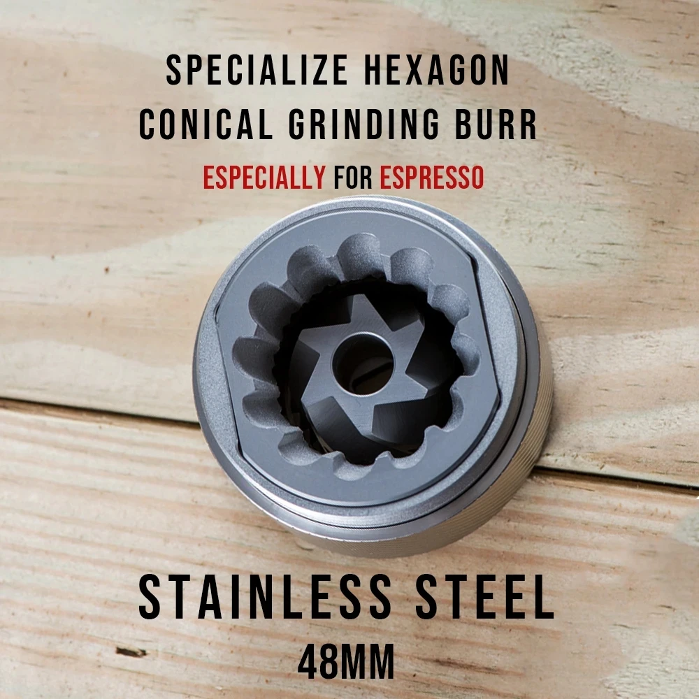 

1pc New 1zpresso Jx 48mm conical burr super coffee grinder coffee mill grinding core super manual coffee bearing recommend
