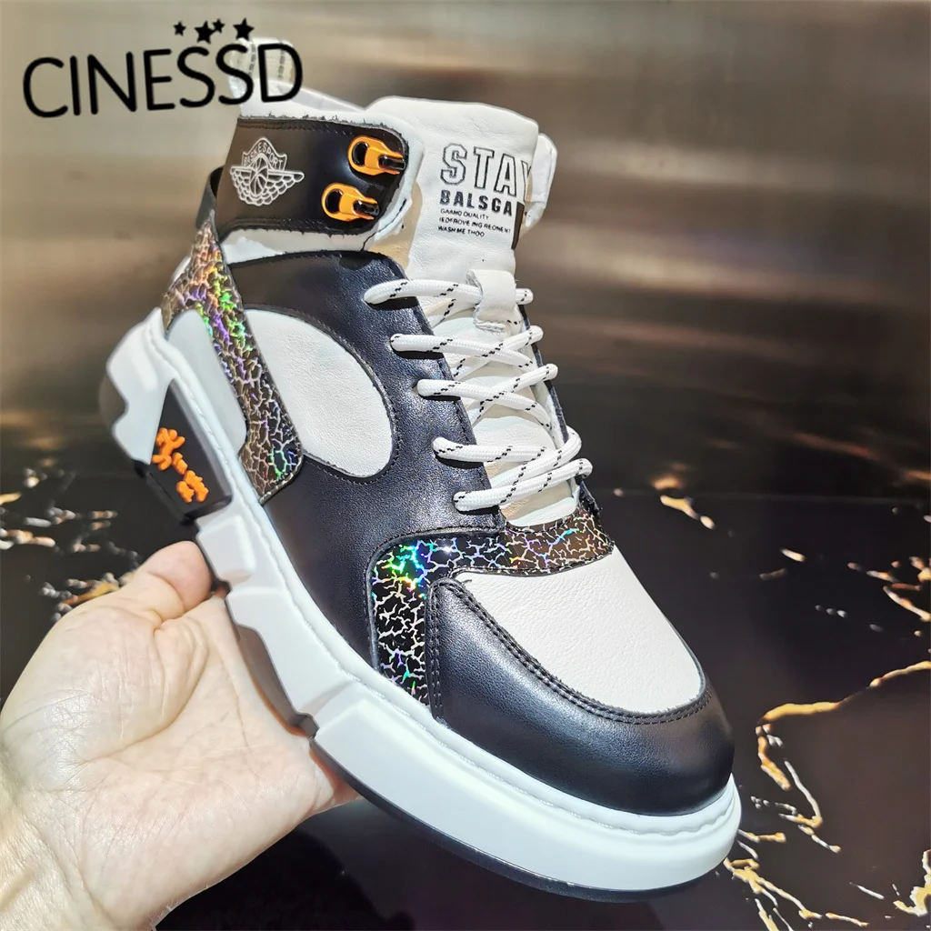 2021 High Leisure Shoes Flat Couple Bottom Platform Man Sneakers Alexander Casual Men for | Обувь