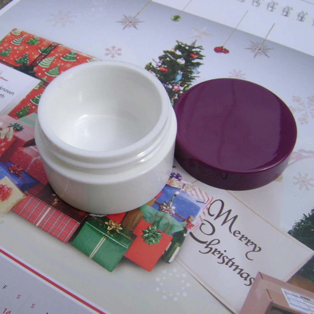 30 шт. пустой пластиковый контейнер для косметики белый образец тела упаковка