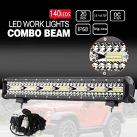 ip 68 led light bar 420w waterproof off road light bar led spot light flood lights