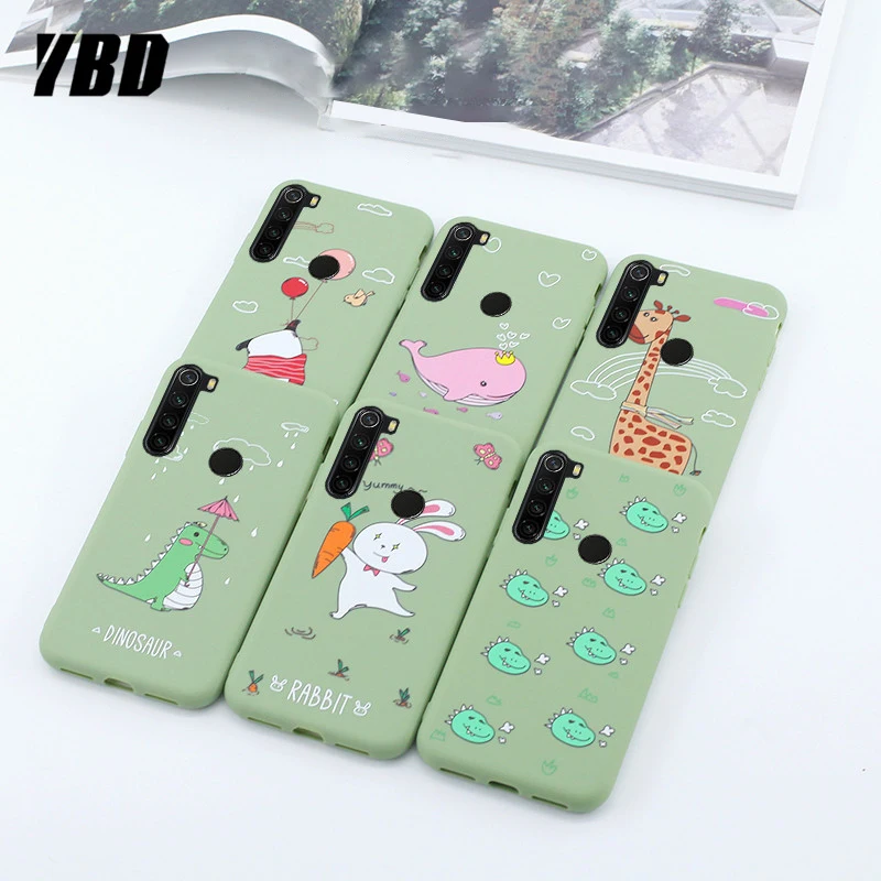 YBD мягкий милый чехол для Xiaomi redmi note 8 TPU Coque Fundas note8 чехол| |