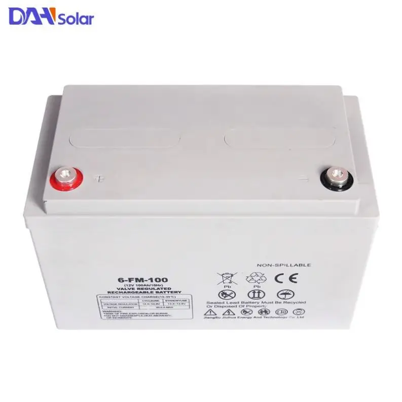 

250Ah Solar Power Battery GEL 12Volt 100Ah 150Ah Deep Cycle Rechargeable Solar Storage Battery