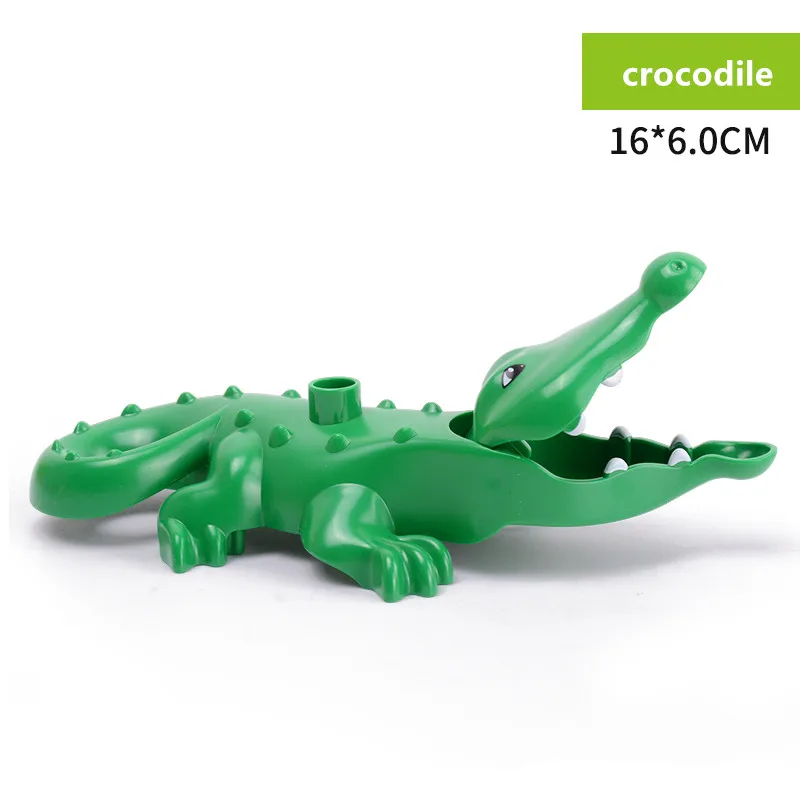 

Pickwoo 7 pcs Sea Animal Building Blocks Accessories Big Size Diy Figures Compatible with Large Size Toys for Children