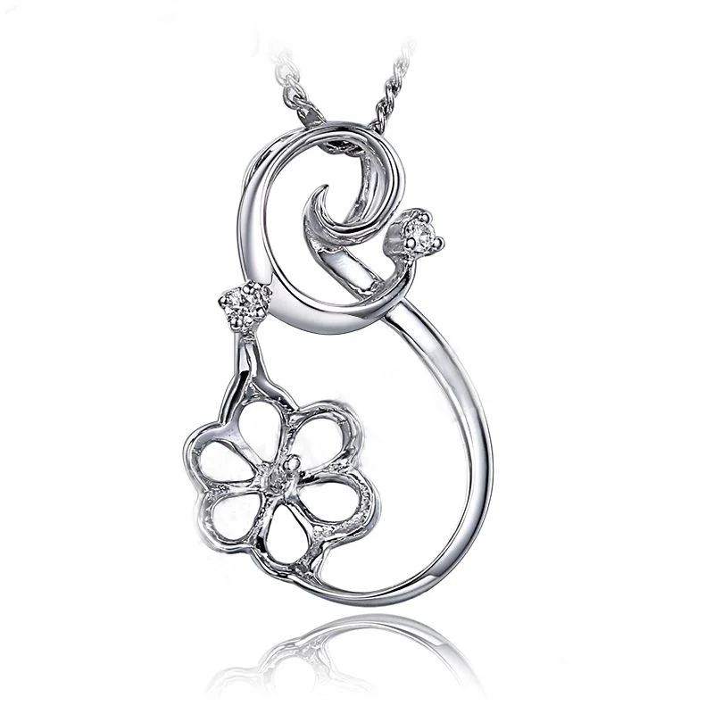 

Полукрепление HELON из белого золота 14 к, 9-13 мм, с круглым жемчугом, уникальное элегантное ювелирное украшение для свадьбы с натуральными брил...