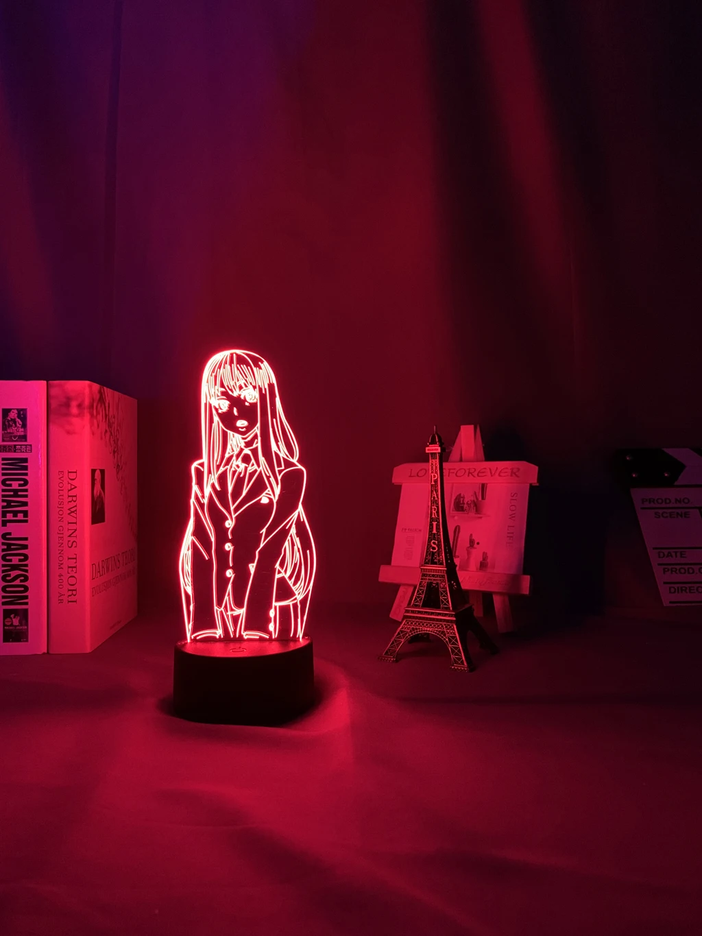 3d Светодиодная лампа внешний аниме Саки йошида для спальни декоративный