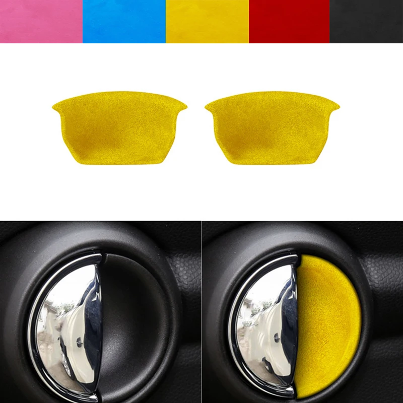 

Suede Wrap For BMW Mini Cooper F56 2014-2020 Interior Parts Car Door Bowl Decals Handles Panel Trim Cover Sticker