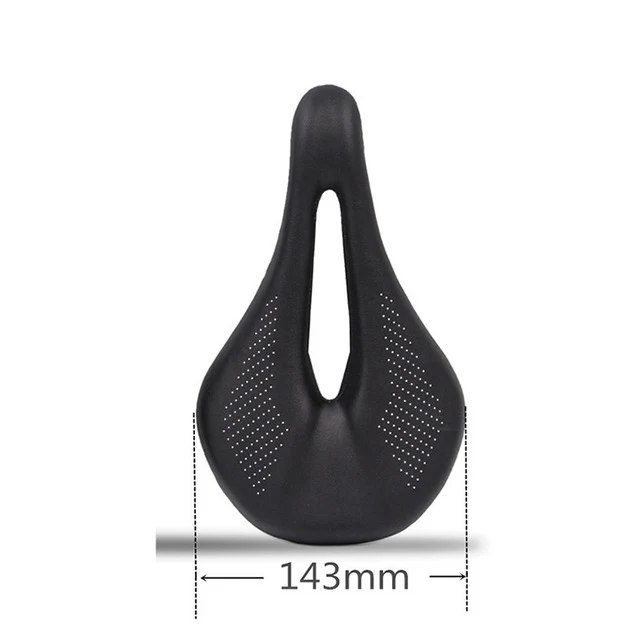 Black 143mm Седло из углеродного волокна, велосипедное седло для шоссейного горного велосипеда, седло для TT Triathlon Timetrail PU+ комфортное Велосипедное Сиденье - Цвет: Black 143mm