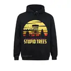 Мужской свитшот с изображением глупых деревьев дисков Гольф смешной юмористический пуловер худи свитшоты в подарок дизайнерские спортивные свитшоты