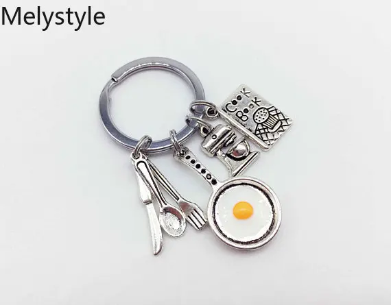 Кухонный инвентарь 2019 шеф-повар сувенир Подарочный Брелок Kc Золотая лопата