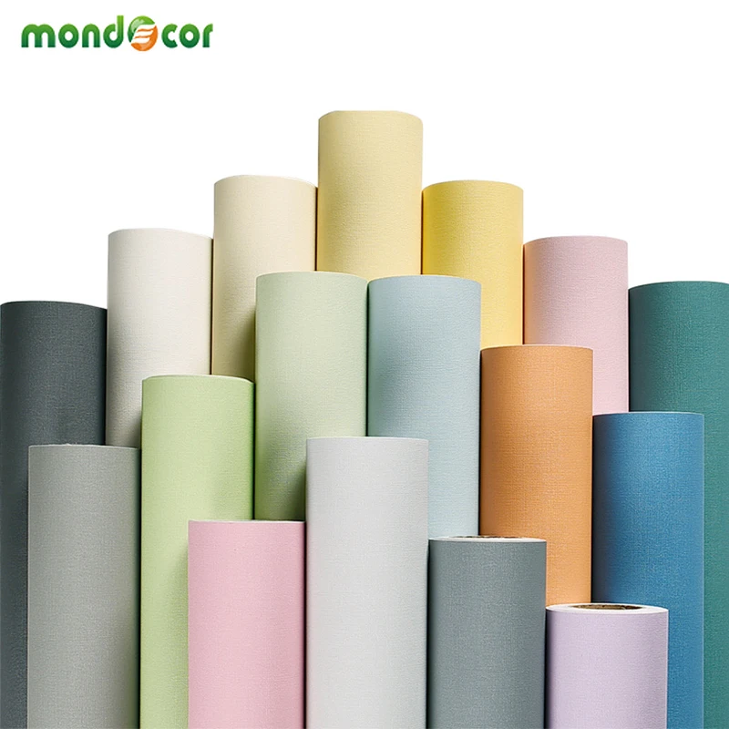

Solid Color Matte Kitchen Cupboard Self Adhesive Wallpapers Vinyl Furniture Wall Stickers DIY Decorative Bookcase Contact Paper