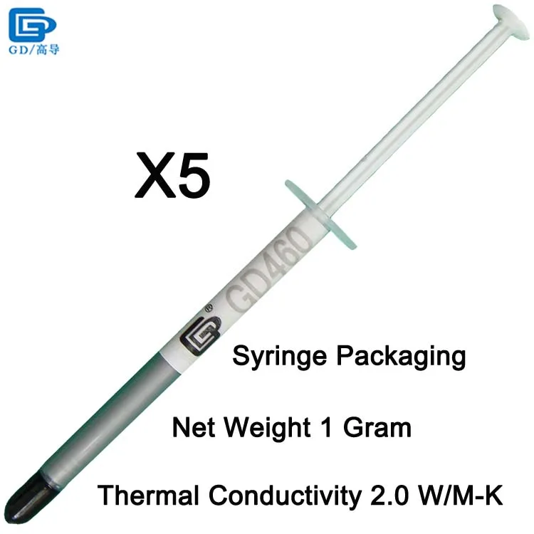 GD460-SY1 5 Pieces GD33 GD66 GD100 GD220 GD280 GD380 GD460 GD450 Термальность смазочная паста компаунд 5 шт. чистая Вес 1 г SY1 - Цвет лезвия: GD460-SY1 5 Pieces