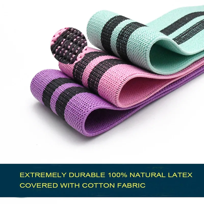 Ткачество эластичная лента фитнес женский хип тяговое сопротивление мужской