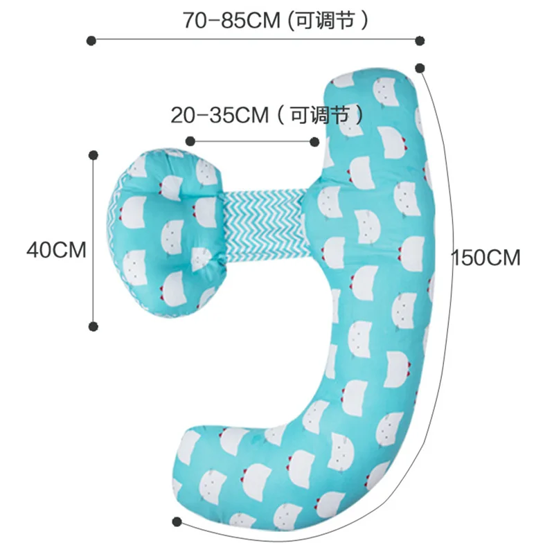 Простая боковая подушка для сна с поясной подушкой регулируемая беременности