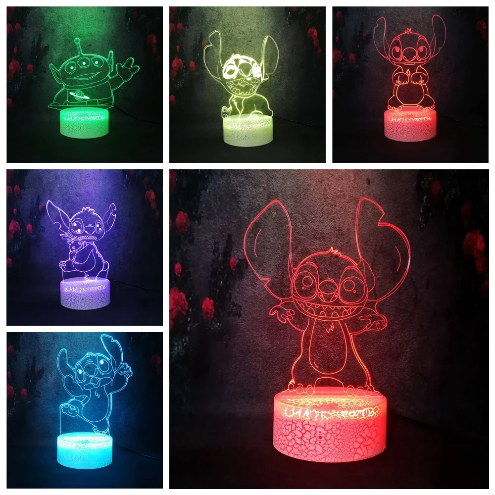 Креативный мультфильм аниме милые счастливые стежки комбинация собрать 3D