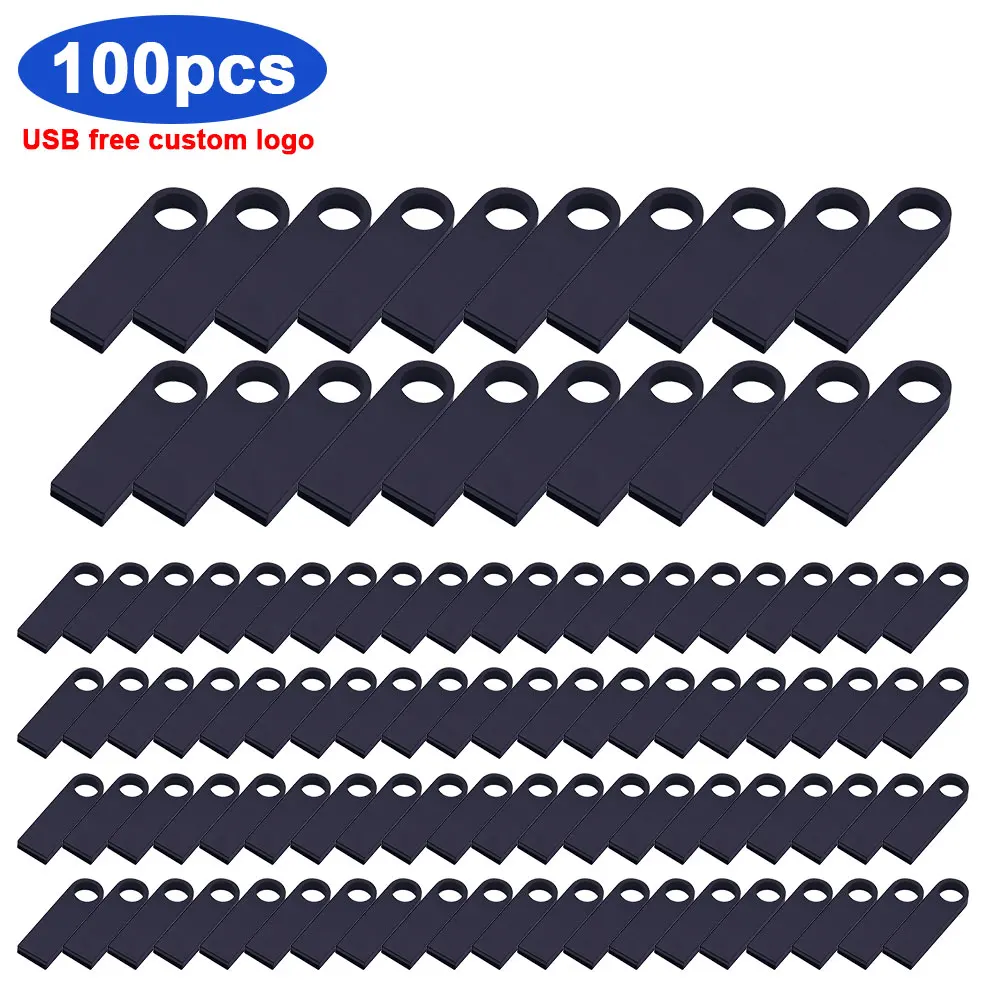 

100pcs/lot Pendrive 64GB Pen Portable Mini Flash Drive Flash Memory Stick Storage Flash Disk 128GB USB 2.0 flash drive free logo