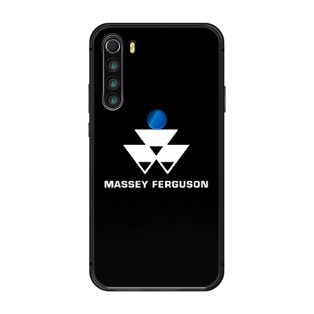 

Tractors logo Massey Ferguson Phone Case Cover Hull For XIAOMI Redmi 7a 8a S2 K20 NOTE 5 5a 6 7 8 8t 9 9s pro max black back