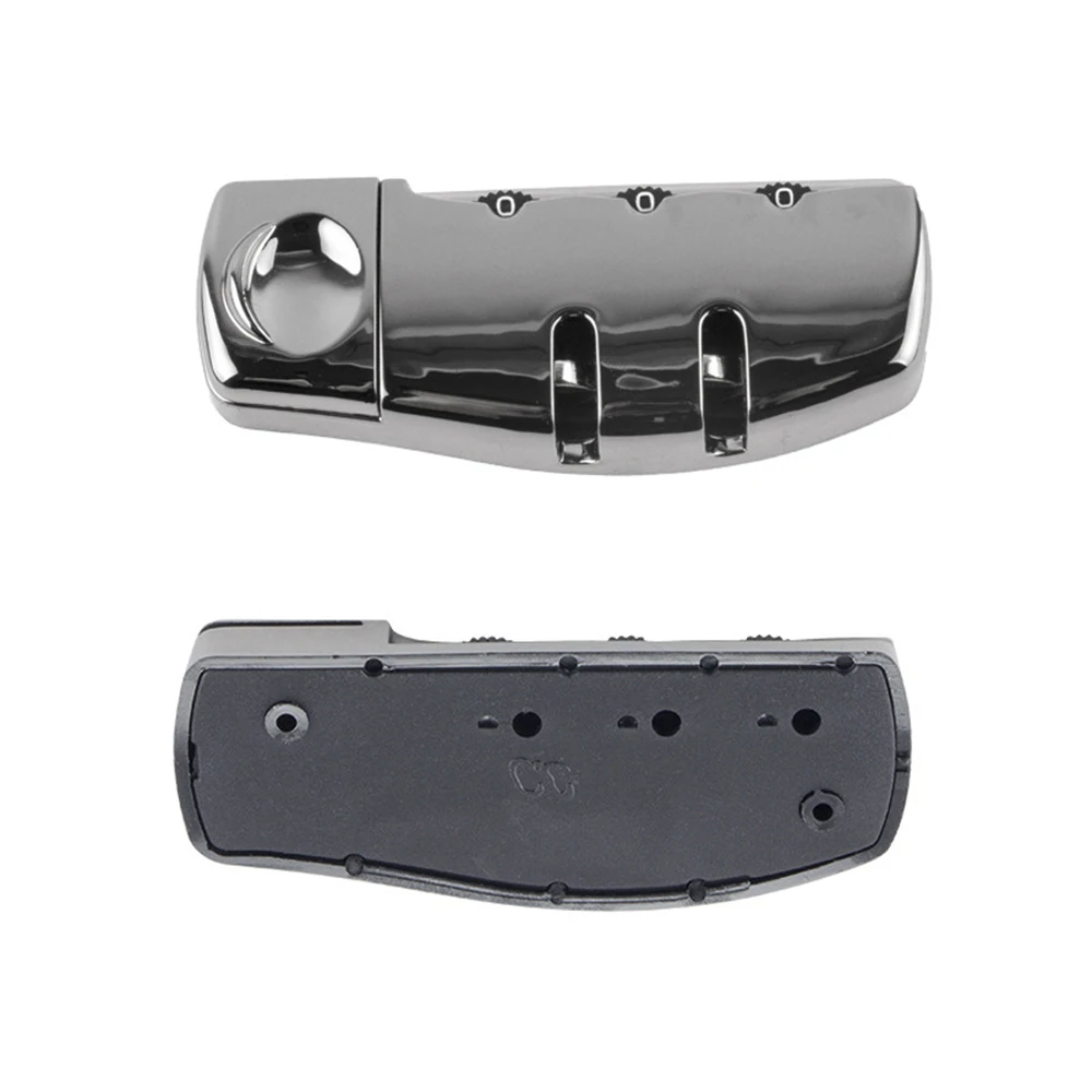 3 цифр Комбинации навесной замок для чемодана прикручиваемая цилиндрическая