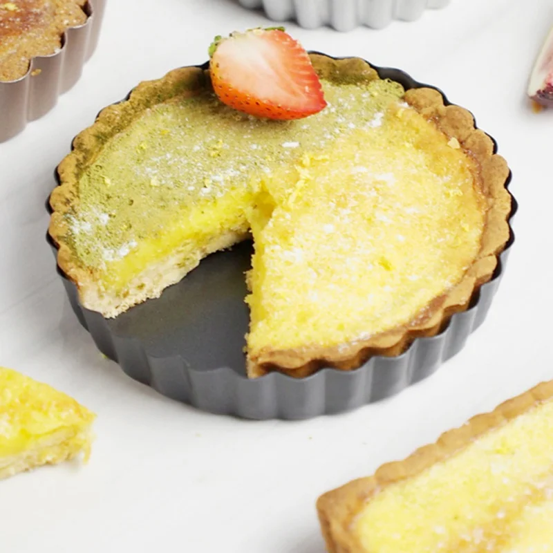 Антипригарная форма для пирога пиццы тарелка Quiche Flan Тарт пирожное формы круглые