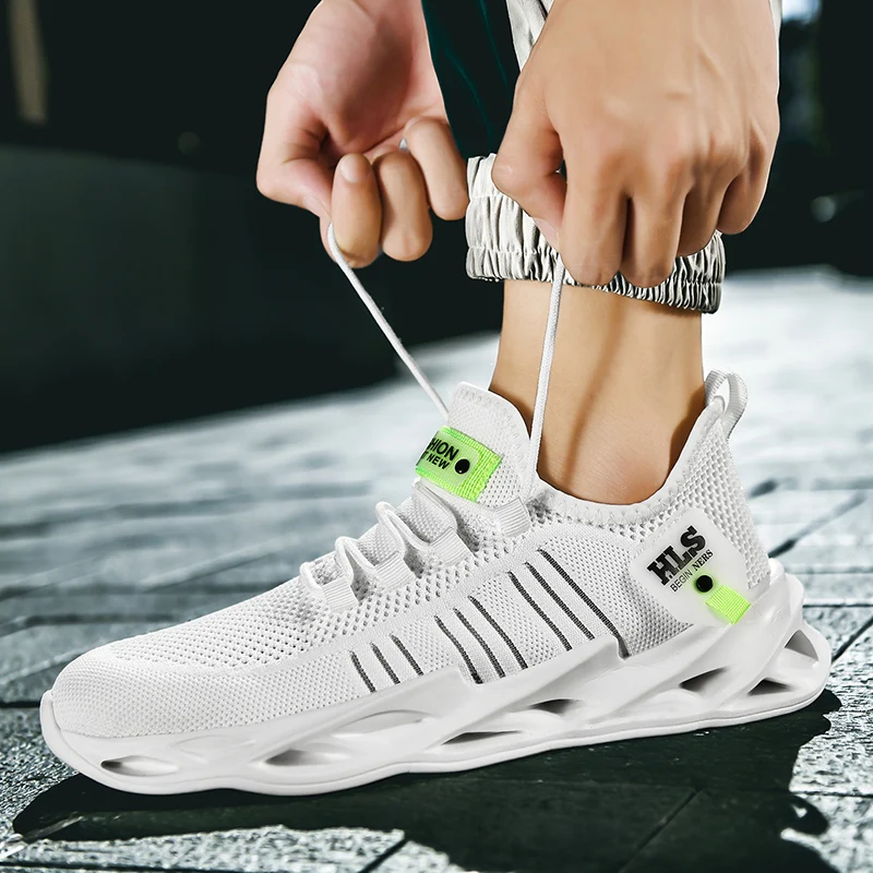 

Brand New Running Shoes For Men Air Cushion Mesh Breathable Wear-resistant Hot 2020 Fitness Trainer Sport Shoes Male Sneakers