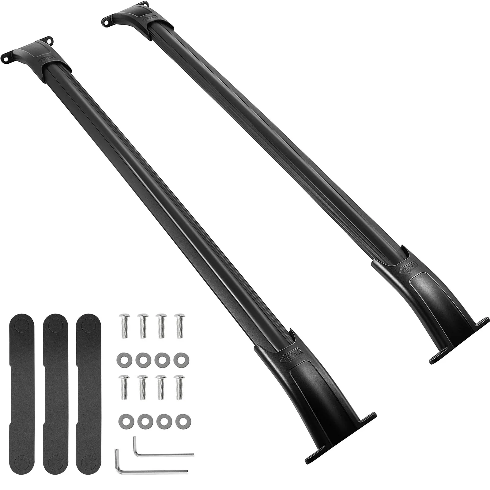 

VEVOR Roof Racks for Chevrolet Suburban/ GMC Yukon/ Cadillac Escalade with Side Rails 165 LBS Load Capacity 2Pcs Rack Cross Bars