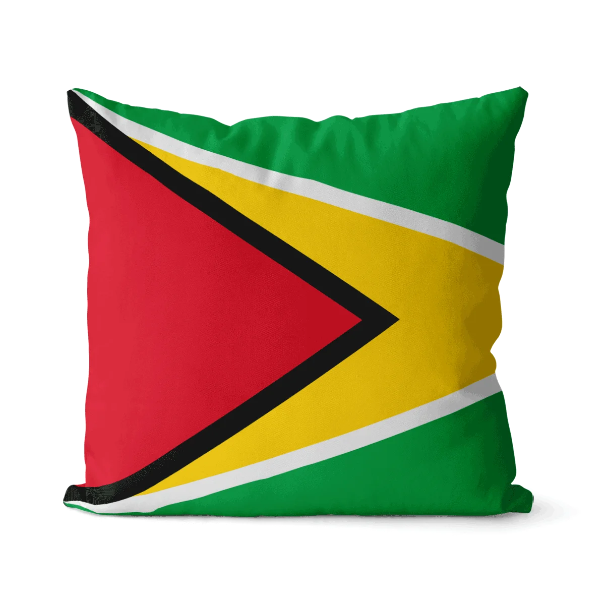 

Квадратная наволочка с флагом Гайаны, наволочка из чистого хлопка и льна, наволочка для украшения вечерние дивана, наволочка 45x45 см 40x40