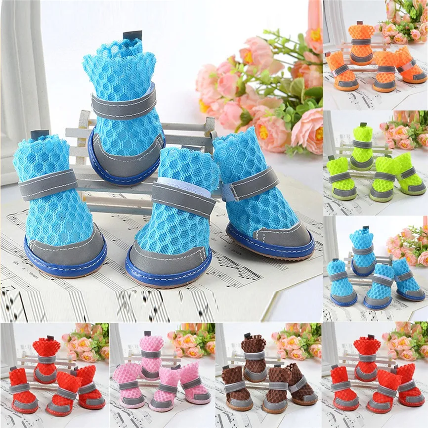 Нескользящая обувь для щенков Обувь собак на мягкой подошве водонепроницаемая